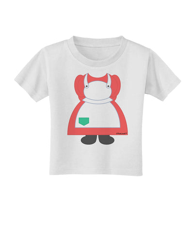 Mrs Santa Claus Character Body Christmas Toddler T-Shirt-Toddler T-Shirt-TooLoud-White-2T-Davson Sales