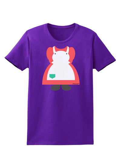 Mrs Santa Claus Character Body Christmas Womens Dark T-Shirt-TooLoud-Purple-X-Small-Davson Sales