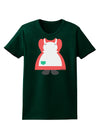 Mrs Santa Claus Character Body Christmas Womens Dark T-Shirt-TooLoud-Forest-Green-Small-Davson Sales