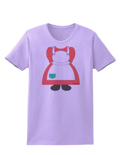 Mrs Santa Claus Character Body Christmas Womens T-Shirt-Womens T-Shirt-TooLoud-Lavender-X-Small-Davson Sales