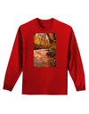 Mt Shavano Colorado Adult Long Sleeve Dark T-Shirt-TooLoud-Red-Small-Davson Sales