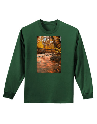 Mt Shavano Colorado Adult Long Sleeve Dark T-Shirt-TooLoud-Dark-Green-Small-Davson Sales