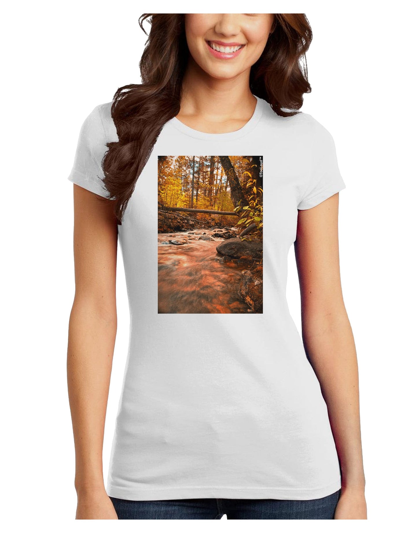 Mt Shavano Colorado Juniors T-Shirt-Womens Juniors T-Shirt-TooLoud-White-Juniors Fitted X-Small-Davson Sales