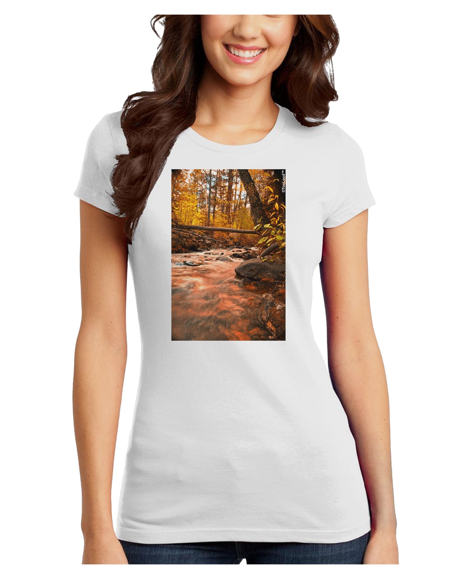 Mt Shavano Colorado Juniors T-Shirt-Womens Juniors T-Shirt-TooLoud-White-Juniors Fitted X-Small-Davson Sales