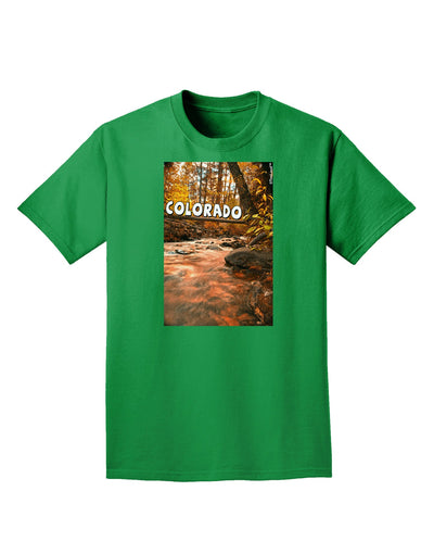 Mt Shavano Colorado Text Adult Dark T-Shirt-Mens T-Shirt-TooLoud-Kelly-Green-Small-Davson Sales