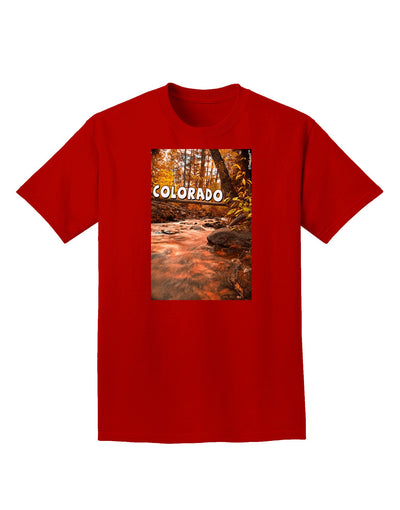 Mt Shavano Colorado Text Adult Dark T-Shirt-Mens T-Shirt-TooLoud-Red-Small-Davson Sales