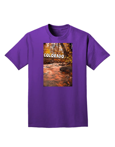 Mt Shavano Colorado Text Adult Dark T-Shirt-Mens T-Shirt-TooLoud-Purple-Small-Davson Sales