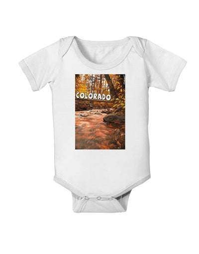 Mt Shavano Colorado Text Baby Romper Bodysuit-Baby Romper-TooLoud-White-06-Months-Davson Sales