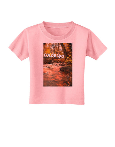 Mt Shavano Colorado Text Toddler T-Shirt-Toddler T-Shirt-TooLoud-Candy-Pink-2T-Davson Sales