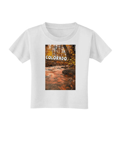 Mt Shavano Colorado Text Toddler T-Shirt-Toddler T-Shirt-TooLoud-White-2T-Davson Sales