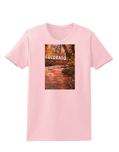 Mt Shavano Colorado Text Womens T-Shirt-Womens T-Shirt-TooLoud-PalePink-X-Small-Davson Sales