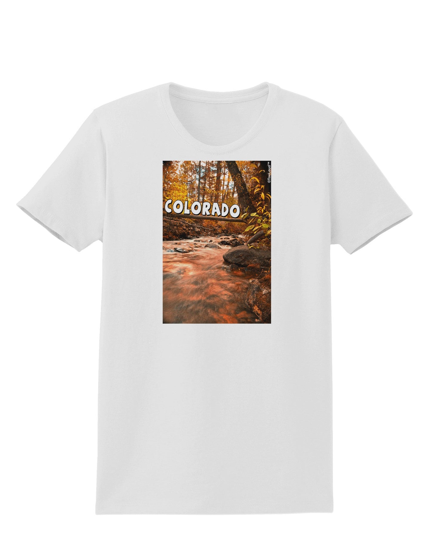 Mt Shavano Colorado Text Womens T-Shirt-Womens T-Shirt-TooLoud-White-X-Small-Davson Sales