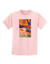 Mt Shavano Colorado Watercolor Childrens T-Shirt-Childrens T-Shirt-TooLoud-PalePink-X-Small-Davson Sales