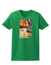 Mt Shavano Colorado Watercolor Womens Dark T-Shirt-TooLoud-Kelly-Green-X-Small-Davson Sales