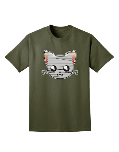 Mummy Kitty Adult Dark T-Shirt by TooLoud-Mens T-Shirt-TooLoud-Military-Green-Small-Davson Sales