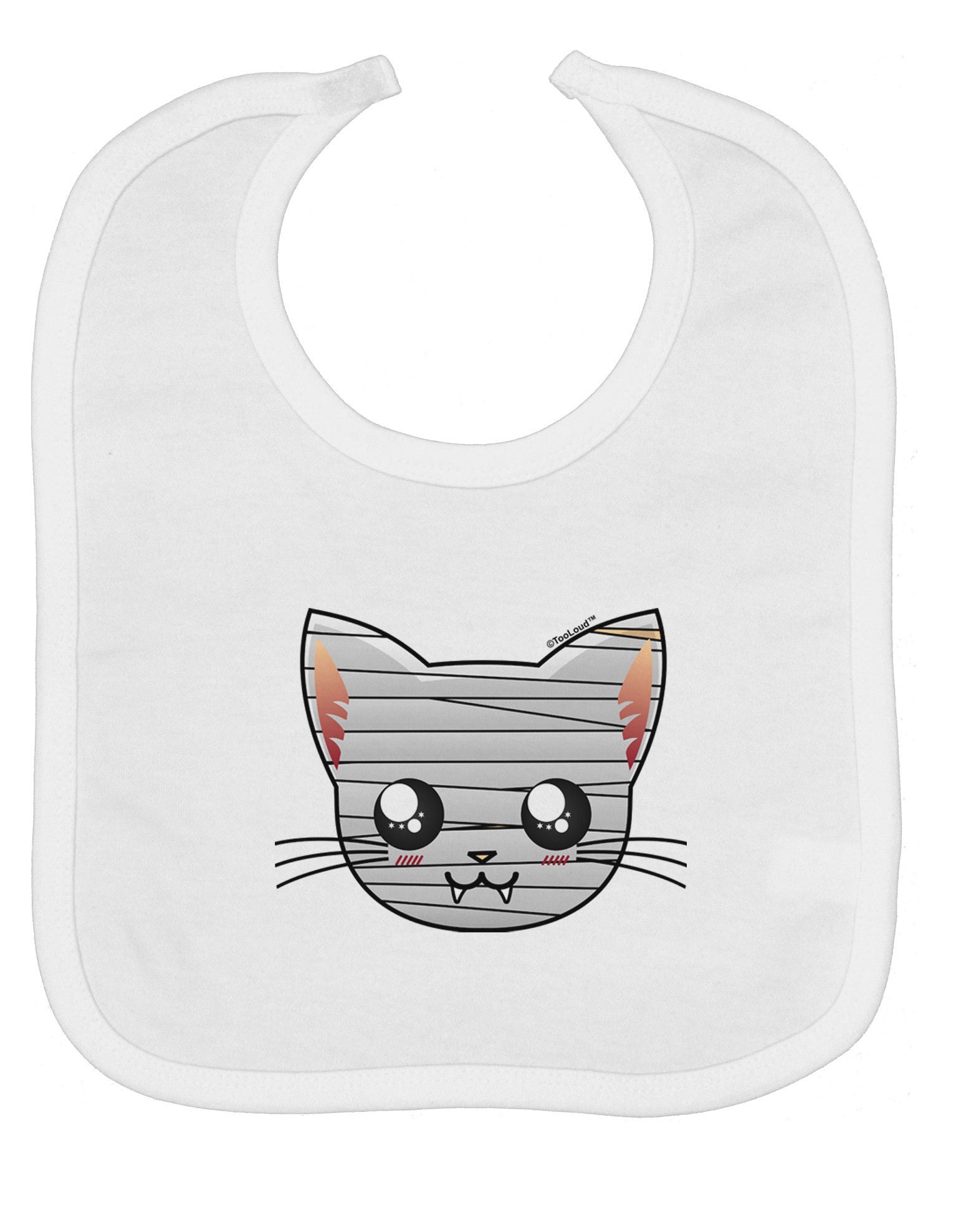 Mummy Kitty Baby Bib by TooLoud
