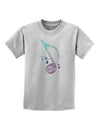 Music Note Typography Childrens T-Shirt-Childrens T-Shirt-TooLoud-AshGray-X-Small-Davson Sales