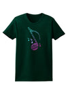 Music Note Typography Womens Dark T-Shirt-Womens T-Shirt-TooLoud-Forest-Green-Small-Davson Sales