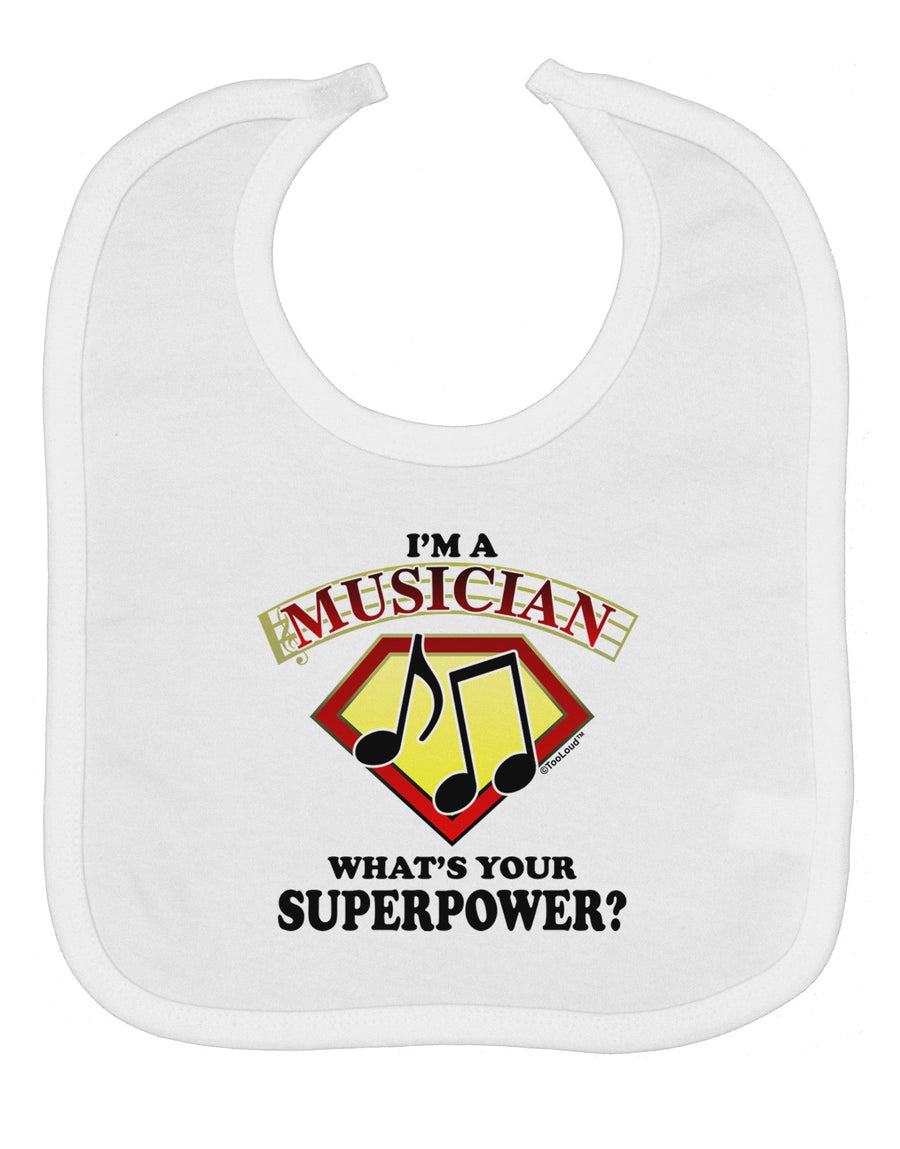 Musician - Superpower Baby Bib