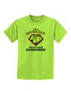 Musician - Superpower Childrens T-Shirt-Childrens T-Shirt-TooLoud-Lime-Green-X-Small-Davson Sales