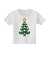 Mustache Christmas Tree Toddler T-Shirt-Toddler T-Shirt-TooLoud-White-2T-Davson Sales