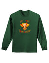 My 1st Thanksgiving Adult Long Sleeve Dark T-Shirt-TooLoud-Dark-Green-Small-Davson Sales