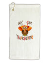 My 1st Thanksgiving Micro Terry Gromet Golf Towel 16 x 25 inch-Golf Towel-TooLoud-White-Davson Sales