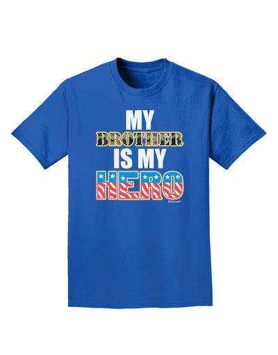 My Brother is My Hero - Armed Forces Adult Dark T-Shirt by TooLoud-Mens T-Shirt-TooLoud-Royal-Blue-Small-Davson Sales