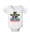 My Brother is My Hero - Armed Forces Baby Romper Bodysuit by TooLoud-Baby Romper-TooLoud-White-06-Months-Davson Sales