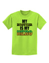 My Brother is My Hero - Armed Forces Childrens T-Shirt by TooLoud-Childrens T-Shirt-TooLoud-Lime-Green-X-Small-Davson Sales