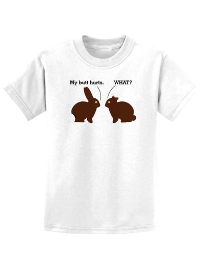 My Butt Hurts Childrens T-Shirt-Childrens T-Shirt-TooLoud-White-X-Small-Davson Sales