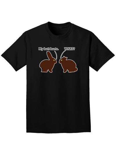 My Butt Hurts Easter Adult Dark T-Shirt-Mens T-Shirt-TooLoud-Black-Small-Davson Sales