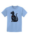My Cat Is My Valentine Childrens T-Shirt by TooLoud-Childrens T-Shirt-TooLoud-Light-Blue-X-Small-Davson Sales