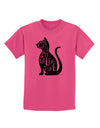 My Cat Is My Valentine Childrens T-Shirt by TooLoud-Childrens T-Shirt-TooLoud-Sangria-X-Small-Davson Sales
