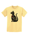 My Cat Is My Valentine Childrens T-Shirt by TooLoud-Childrens T-Shirt-TooLoud-Daffodil-Yellow-X-Small-Davson Sales