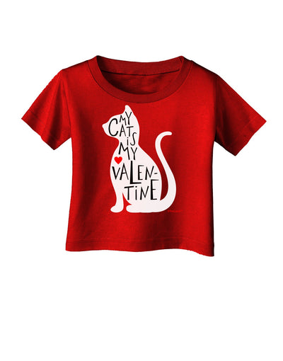 My Cat Is My Valentine Infant T-Shirt Dark by TooLoud-Infant T-Shirt-TooLoud-Clover-Green-06-Months-Davson Sales