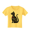 My Cat Is My Valentine Toddler T-Shirt by TooLoud-Toddler T-Shirt-TooLoud-Yellow-2T-Davson Sales