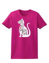 My Cat Is My Valentine Womens Dark T-Shirt by TooLoud-Womens T-Shirt-TooLoud-Hot-Pink-Small-Davson Sales