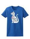 My Cat Is My Valentine Womens Dark T-Shirt by TooLoud-Womens T-Shirt-TooLoud-Royal-Blue-X-Small-Davson Sales