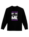 My Cat Rescued Me Adult Long Sleeve Dark T-Shirt-TooLoud-Black-Small-Davson Sales