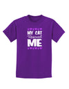 My Cat Rescued Me Childrens Dark T-Shirt-Childrens T-Shirt-TooLoud-Purple-X-Small-Davson Sales