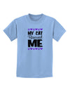 My Cat Rescued Me Childrens T-Shirt-Childrens T-Shirt-TooLoud-Light-Blue-X-Small-Davson Sales