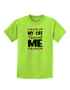 My Cat Rescued Me Childrens T-Shirt-Childrens T-Shirt-TooLoud-Lime-Green-X-Small-Davson Sales