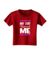 My Cat Rescued Me Toddler T-Shirt Dark-Toddler T-Shirt-TooLoud-Red-2T-Davson Sales