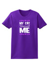 My Cat Rescued Me Womens Dark T-Shirt-TooLoud-Purple-X-Small-Davson Sales