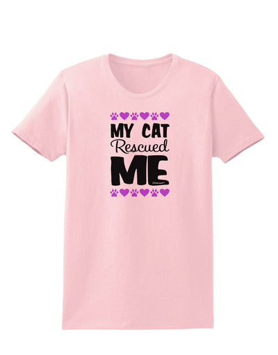 My Cat Rescued Me Womens T-Shirt-Womens T-Shirt-TooLoud-PalePink-X-Small-Davson Sales