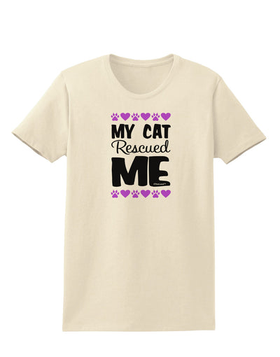 My Cat Rescued Me Womens T-Shirt-Womens T-Shirt-TooLoud-Natural-X-Small-Davson Sales