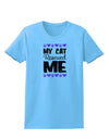 My Cat Rescued Me Womens T-Shirt-Womens T-Shirt-TooLoud-Aquatic-Blue-X-Small-Davson Sales