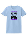 My Cat Rescued Me Womens T-Shirt-Womens T-Shirt-TooLoud-Light-Blue-X-Small-Davson Sales