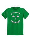 My Cats are my Valentines Childrens Dark T-Shirt-Childrens T-Shirt-TooLoud-Kelly-Green-X-Small-Davson Sales